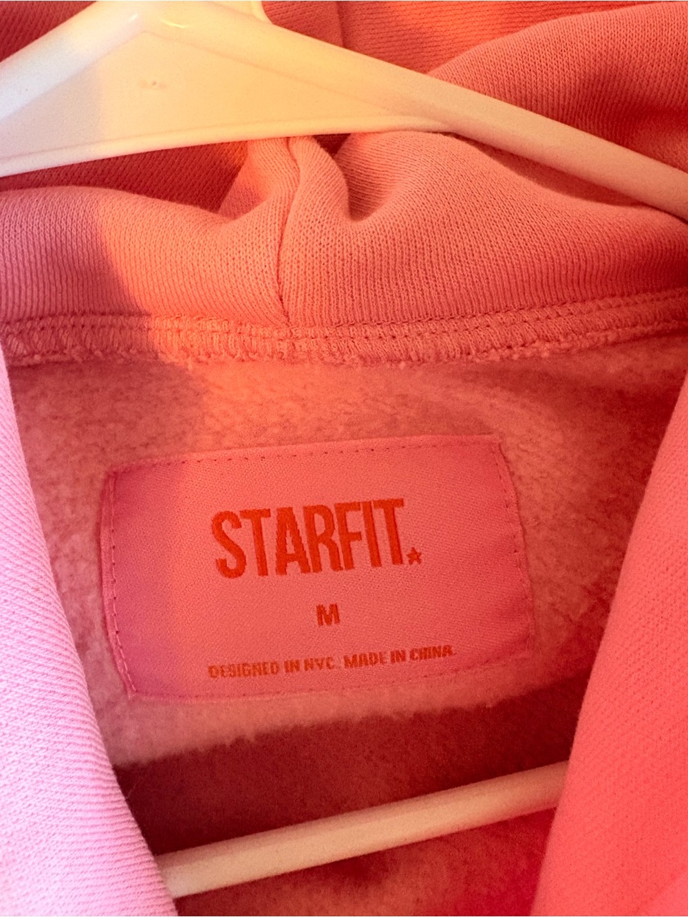 STARFIT Pink Citrus Squeeze Pullover Hoodie - Picture 6 of 7